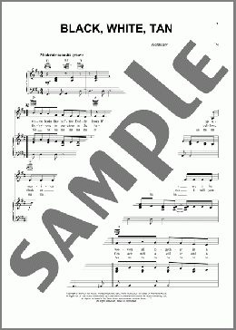 Black, White, Tan(Nicole C. Mullen) 楽譜 ピアノ & ボーカル & ギター ダウンロード