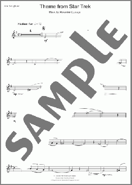 Theme from Star Trek(Alexander Courage) 楽譜 その他 ダウンロード