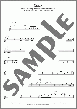 Crazy(Gnarls Barkley) 楽譜 その他 ダウンロード
