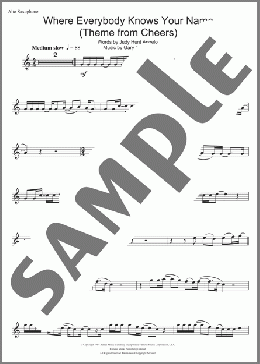 Where Everybody Knows Your Name (from Cheers)(Gary Portnoy) 楽譜 その他 ダウンロード
