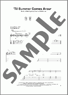 'Til Summer Comes Around(Keith Urban) 楽譜 ギター（ソロ） ダウンロード