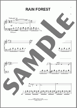 Rain Forest(David Lanz) 楽譜 ピアノ（ソロ） ダウンロード