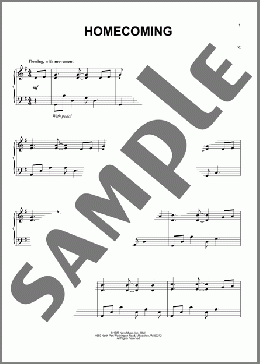 Homecoming(David Lanz) 楽譜 ピアノ（ソロ） ダウンロード