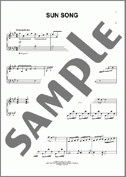 Sun Song(David Lanz) 楽譜 ピアノ（ソロ） ダウンロード