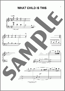 What Child Is This(David Lanz) 楽譜 ピアノ（ソロ） ダウンロード
