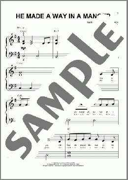 He Made A Way In A Manger(Vicky Beeching) 楽譜 ピアノ（ソロ） ダウンロード