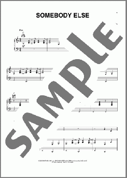 Somebody Else(T-Bone Burnett/Crazy Heart (Movie)/Jeff Bridges) 楽譜 ピアノ & ボーカル & ギター ダウンロード