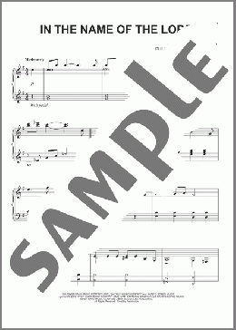 In The Name Of The Lord(Sandi Patty) 楽譜 ピアノ（ソロ） ダウンロード