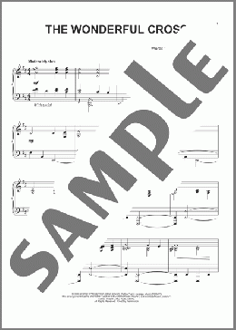 The Wonderful Cross(Chris Tomlin/Phillips, Craig & Dean) 楽譜 ピアノ（ソロ） ダウンロード