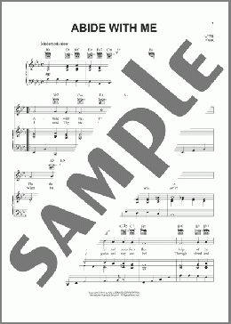 Abide With Me(Henry F. Lyte) 楽譜 ピアノ & ボーカル & ギター ダウンロード