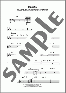 Celebration(Kool And The Gang) 楽譜 メロディ ダウンロード