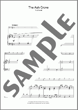 The Ash Grove(Traditional) 楽譜 その他 ダウンロード