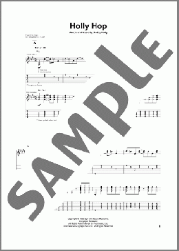 Holly Hop(Buddy Holly) 楽譜 ギター（ソロ） ダウンロード