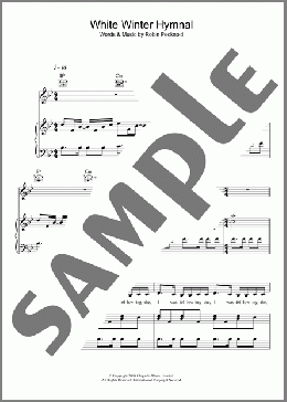 White Winter Hymnal(Fleet Foxes/Birdy) 楽譜 その他 ダウンロード