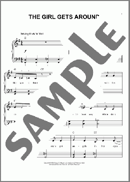 The Girl Gets Around(Tom Snow/Dean Pitchford/Footloose (Musical)) 楽譜 ピアノ（ソロ） ダウンロード