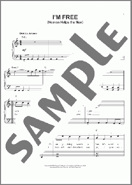 I'm Free (Heaven Helps The Man)(Tom Snow/Dean Pitchford/Footloose (Musical)) 楽譜 ピアノ（ソロ） ダウンロード