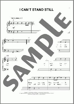 I Can't Stand Still(Tom Snow/Dean Pitchford/Footloose (Musical)) 楽譜 ピアノ（ソロ） ダウンロード