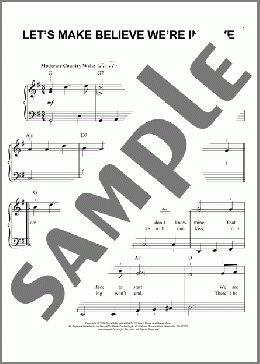Let's Make Believe We're In Love(Tom Snow/Dean Pitchford/Footloose (Musical)) 楽譜 ピアノ（ソロ） ダウンロード