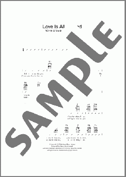 Love Is All Around(The Troggs/Wet Wet Wet) 楽譜 ウクレレ（弾き語り） ダウンロード