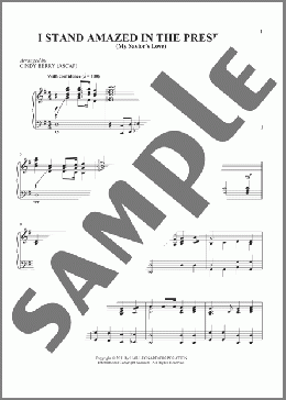 I Stand Amazed In The Presence (My Savior's Love)(Charles H. Gabriel) 楽譜 ピアノ（ソロ） ダウンロード