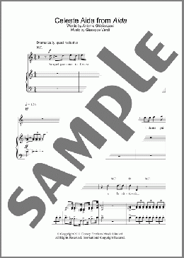 Celeste Aida(Russell Watson) 楽譜 その他 ダウンロード