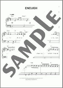 Enough(Jeremy Camp/Chris Tomlin) 楽譜 ピアノ（ソロ） ダウンロード