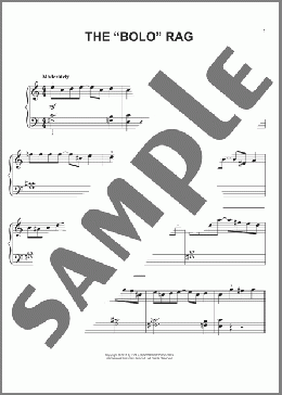 The ”Bolo” Rag(Albert Gumble) 楽譜 ピアノ（ソロ） ダウンロード