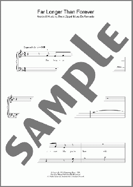 Far Longer Than Forever(David Zippel) 楽譜 ピアノ（ソロ） ダウンロード