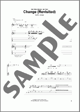 Change (Revisited)(Eric Johnson) 楽譜 ギター（ソロ） ダウンロード