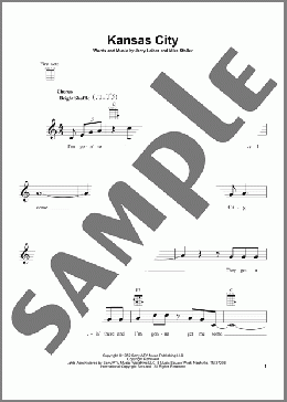Kansas City(Wilbert Harrison) 楽譜 ウクレレ（弾き語り） ダウンロード