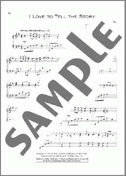 I Love To Tell The Story(A. Catherine Hankey) 楽譜 ピアノ（ソロ） ダウンロード