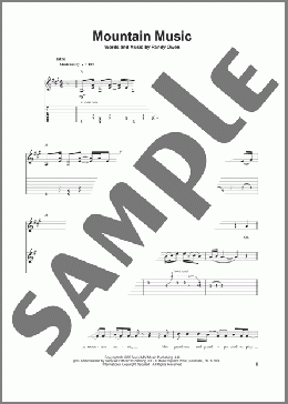 Mountain Music(Alabama) 楽譜 ギタースコア ダウンロード
