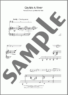 Cry Me A River(Diana Krall/Arthur Hamilton) 楽譜 その他 ダウンロード