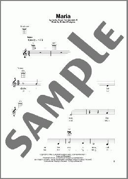 Maria(Rodgers & Hammerstein/The Sound Of Music (Musical)) 楽譜 ウクレレ（弾き語り） ダウンロード