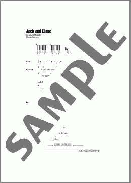 Jack And Diane(John Mellencamp) 楽譜 ピアノ（歌詞 & コード） ダウンロード