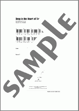 Deep In The Heart Of Texas(Alvino Rey & His Orchestra) 楽譜 ピアノ（歌詞 & コード） ダウンロード