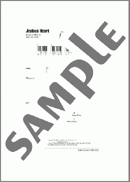 Jealous Heart(Tex Ritter) 楽譜 ピアノ（歌詞 & コード） ダウンロード