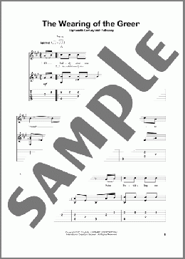 The Wearing Of The Green(Irish Folksong) 楽譜 ギター（その他） ダウンロード