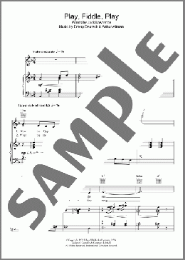 Play, Fiddle, Play(Al Bowlly) 楽譜 その他 ダウンロード