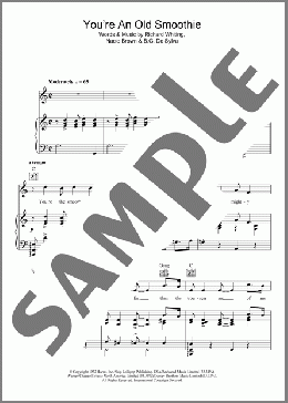 You're An Old Smoothie(Ethel Merman) 楽譜 その他 ダウンロード