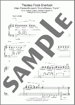 Themes From Sherlock (Main Theme/Watson's Theme/Heroes Theme)(David Arnold/Michael Price) 楽譜 ピアノ（ソロ） ダウンロード
