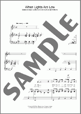 When Lights Are Low(Vic Damone) 楽譜 その他 ダウンロード