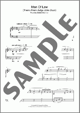 Man Of Law (Theme From Judge John Deed)(Debbie Wiseman) 楽譜 ピアノ（ソロ） ダウンロード