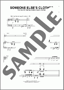 Someone Else's Clothes (from Wearing Someone Else's Clothes)(Jason Robert Brown) 楽譜 ピアノ & ボーカル ダウンロード
