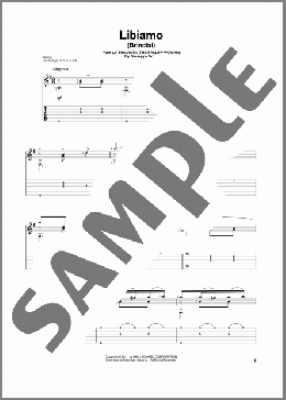 Libiamo (Brindisi)(Giuseppe Verdi) 楽譜 ギター（その他） ダウンロード