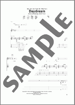 Daydream(The Lovin' Spoonful) 楽譜 ギター（ソロ） ダウンロード