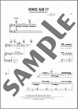 Who Am I?(Alain Boublil/Les Miserables (Musical)) 楽譜 ピアノ & ボーカル & ギター ダウンロード