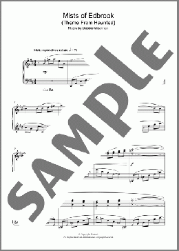 Mists Of Edbrook (Theme From Haunted)(Debbie Wiseman) 楽譜 ピアノ（ソロ） ダウンロード