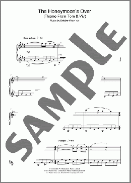 The Honeymoon's Over (Theme From Tom & Viv)(Debbie Wiseman) 楽譜 ピアノ（ソロ） ダウンロード