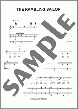 The Rambling Sailor(English Sea Chantey) 楽譜 ピアノ & ボーカル & ギター ダウンロード